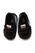 A Black Sneakers from Vans in size 12-18M for neutral. (Back View)