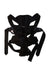 A Black Baby Carriers from BabyBjorn in size O/S for neutral. (Front View)