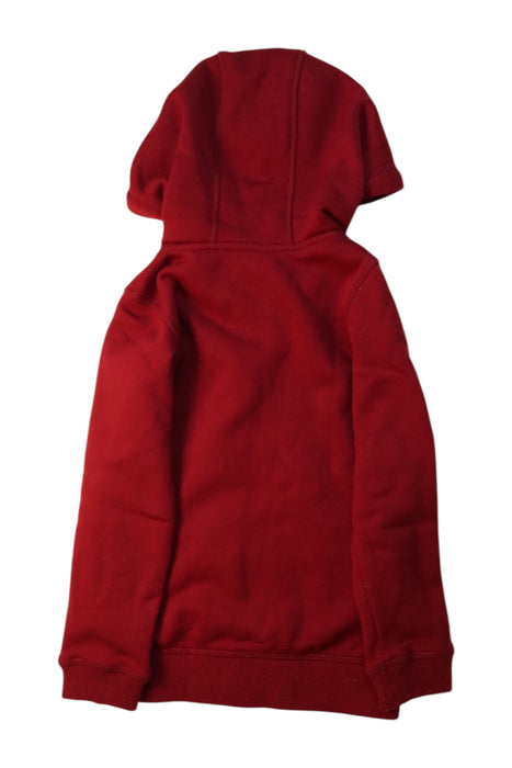 A Red Hooded Sweatshirts from Aigle in size 6T for neutral. (Back View)