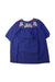 A Blue Short Sleeve Tops from Bonpoint in size 6T for girl. (Front View)