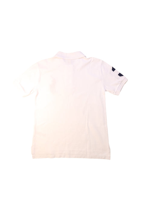 A White Short Sleeve Polos from Polo Ralph Lauren in size 8Y for boy. (Back View)