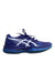 A Blue Sneakers from ASICS in size 9Y for boy. (Front View)