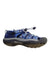 A Blue Sandals from Keen in size 9Y for boy. (Front View)