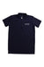 A Navy Short Sleeve Polos from Harcour in size 10Y for boy. (Front View)