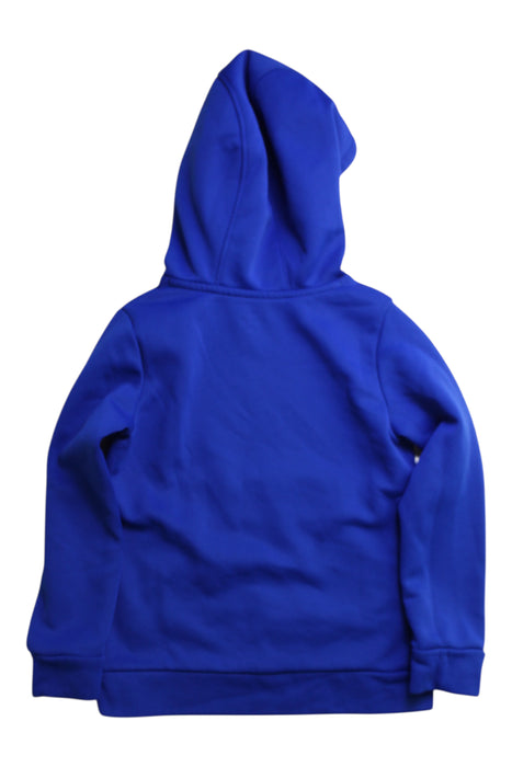 A Blue Hooded Sweatshirts from Under Armour in size 8Y for boy. (Back View)