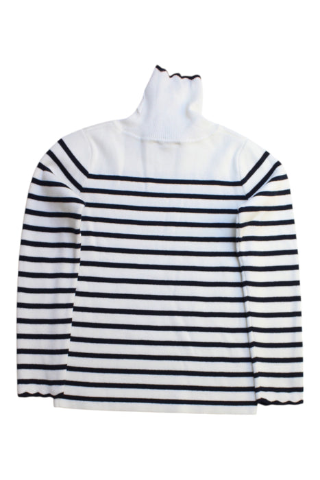 A White Long Sleeve Tops from Jacadi in size 6T for girl. (Back View)