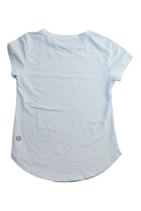 A Blue Short Sleeve T Shirts from Moody Tiger in size 6T for girl. (Back View)