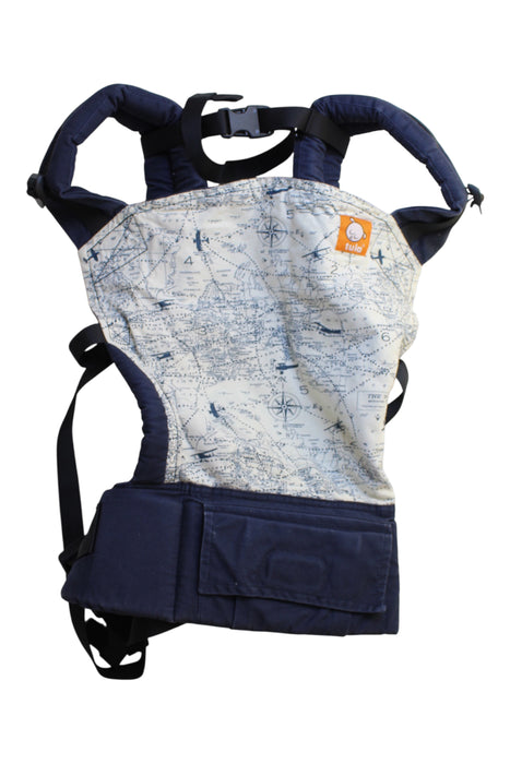 A Navy Baby Carriers from Tula in size O/S for neutral. (Front View)