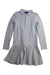 A Grey Long Sleeve Dresses from Polo Ralph Lauren in size 8Y for girl. (Front View)
