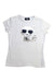 A White Short Sleeve T Shirts from Karl Lagerfeld in size 14Y for girl. (Front View)