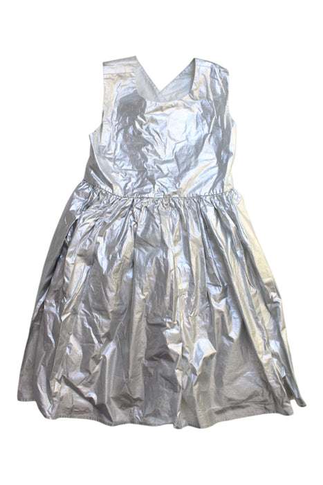 A Silver Sleeveless Dresses from COS in size 8Y for girl. (Front View)