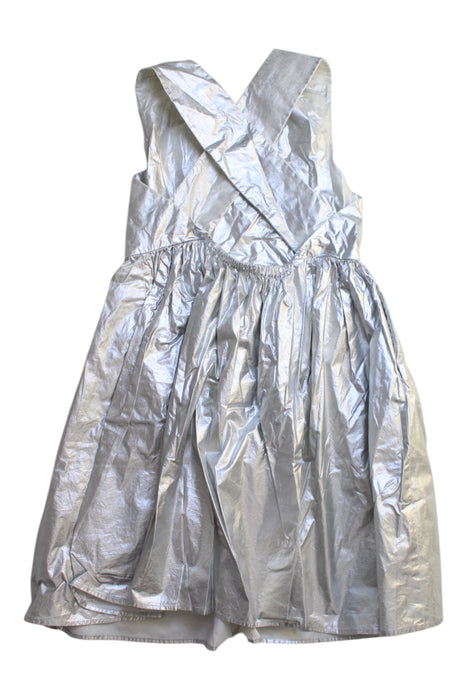 A Silver Sleeveless Dresses from COS in size 8Y for girl. (Back View)