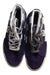 A Purple Sneakers from Vans in size 12Y for girl. (Back View)