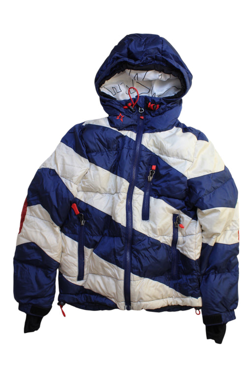 A Multicolour Puffer/Quilted Coats & Outerwear from Perfect Moment in size 6T for boy. (Front View)