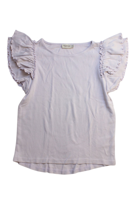 A White Short Sleeve Tops from MarMar in size 9Y for girl. (Front View)