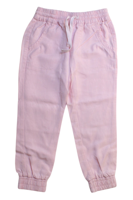 A Pink Casual Pants from Seed in size 3T for girl. (Front View)