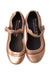A Brown Flats from Manuela de Juan in size 4T for girl. (Back View)