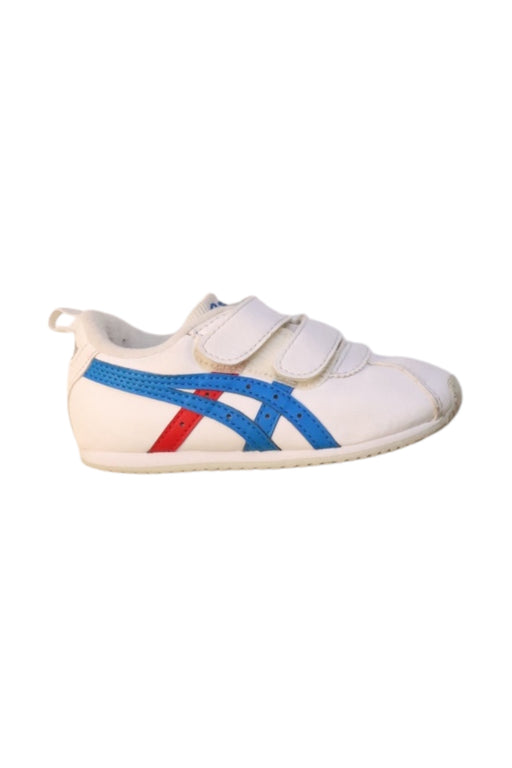A White Sneakers from Onitsuka Tiger in size 3T for neutral. (Front View)