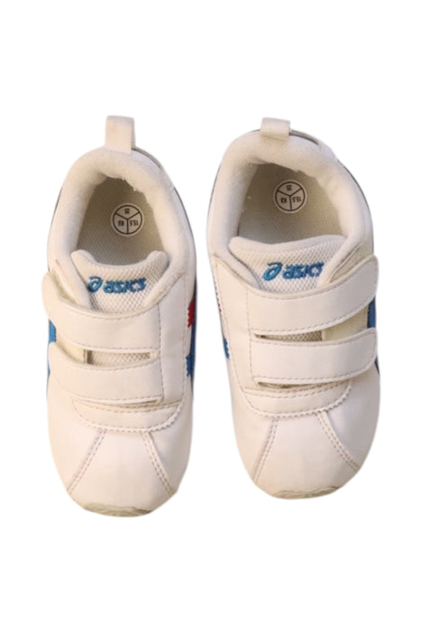 A White Sneakers from Onitsuka Tiger in size 3T for neutral. (Back View)