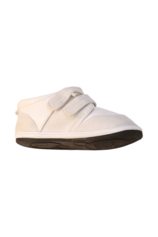 A White Booties from Jack & Lily in size 3T for neutral. (Front View)