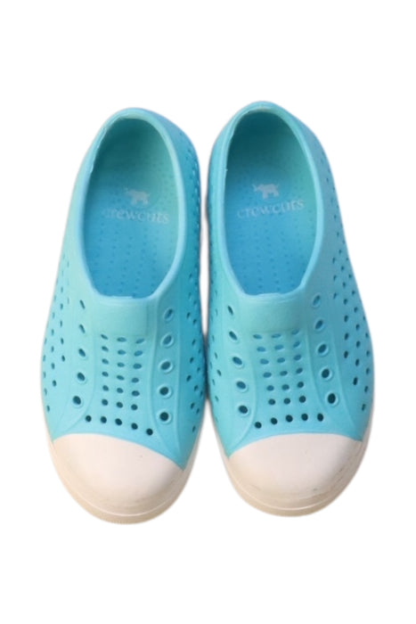 A Blue Slip Ons from Crewcuts in size 3T for neutral. (Back View)