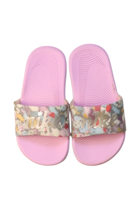 A Pink Sandals from Nike in size 5T for neutral. (Back View)