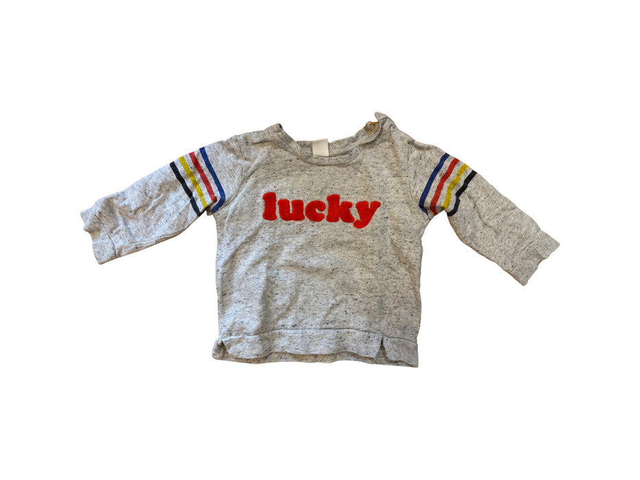 A Grey Sweatshirts from Seed in size 18-24M for boy. (Front View)
