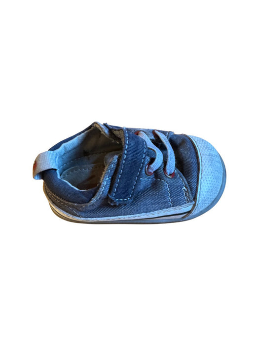 A Blue Sneakers from See Kai Run in size 12-18M for boy. (Back View)
