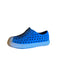 A Blue Slip Ons from Native Shoes in size 12-18M for neutral. (Back View)