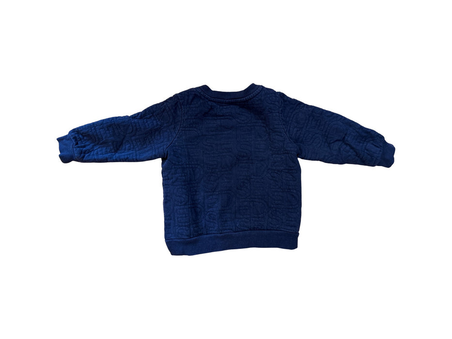 A Navy Crewneck Sweatshirts from Seed in size 18-24M for neutral. (Back View)