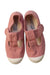 A Pink Slip Ons from Hampton Canvas in size 6T for girl. (Back View)
