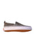 A Grey Slip Ons from Vans in size 3T for neutral. (Front View)