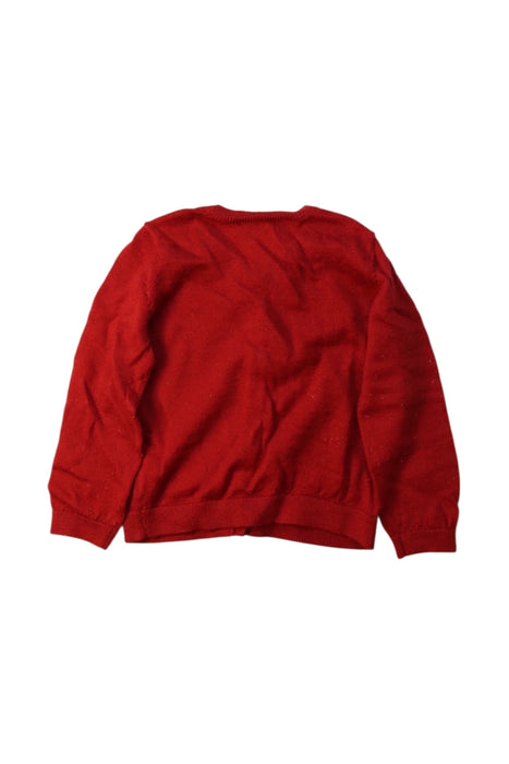 A Red Cardigans from Bonpoint in size 12-18M for girl. (Back View)