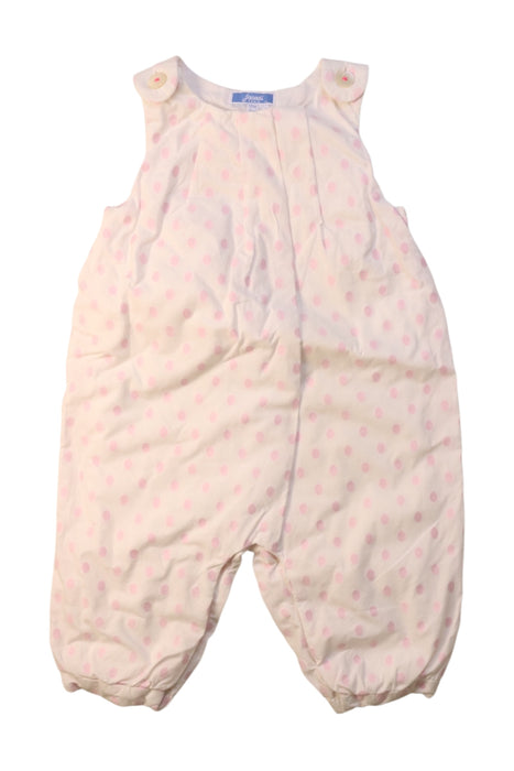 A White Long Overalls from Jacadi in size 6-12M for neutral. (Front View)