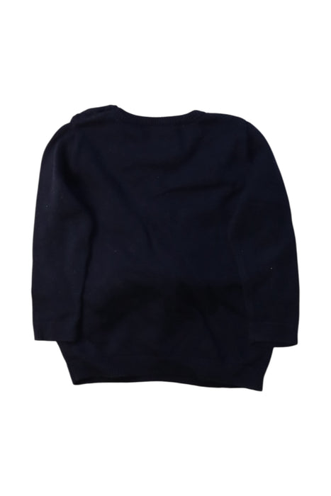 A Navy Long Sleeve Tops from Seed in size 3-6M for neutral. (Back View)
