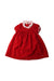 A Red Short Sleeve Dresses from Mayoral in size 2T for girl. (Front View)