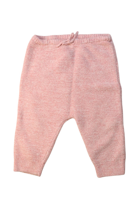 A Pink Casual Pants from Seed in size 6-12M for girl. (Front View)
