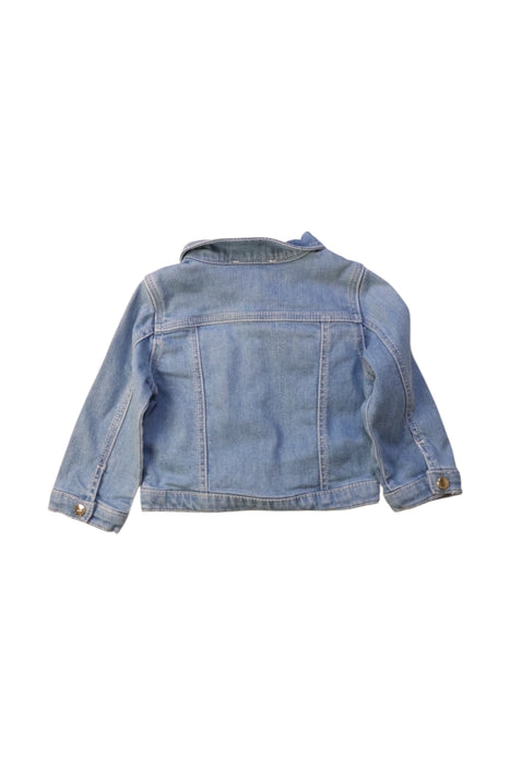 A Blue Lightweight Jackets from Chloe in size 3-6M for girl. (Back View)