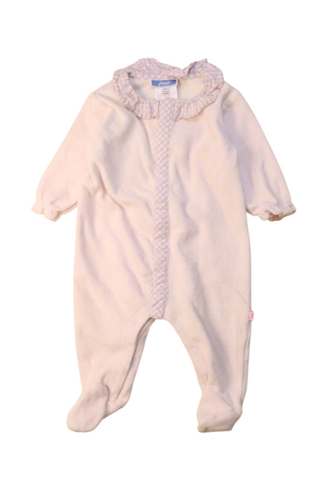 A Ivory Onesies from Jacadi in size 0-3M for neutral. (Front View)