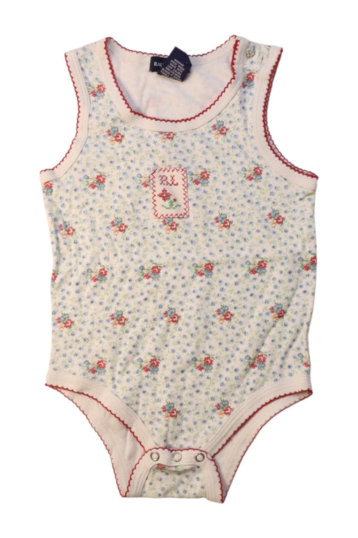 A Multicolour Sleeveless Bodysuits from Ralph Lauren in size 18-24M for girl. (Front View)