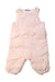 A Pink Sleveless Rompers from Jacadi in size 6-12M for girl. (Front View)
