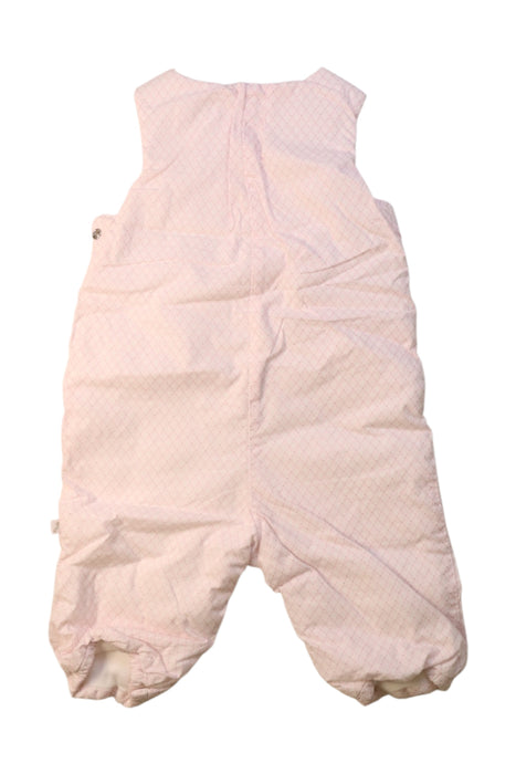 A Pink Sleveless Rompers from Jacadi in size 6-12M for girl. (Back View)