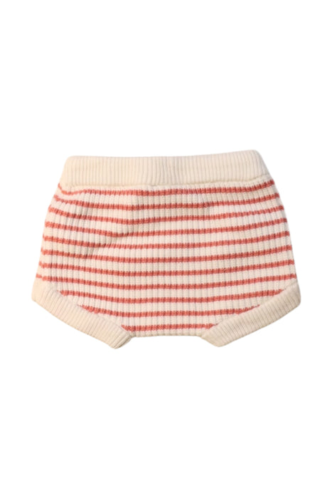 A Red Bloomers from Seed in size 3-6M for neutral. (Back View)