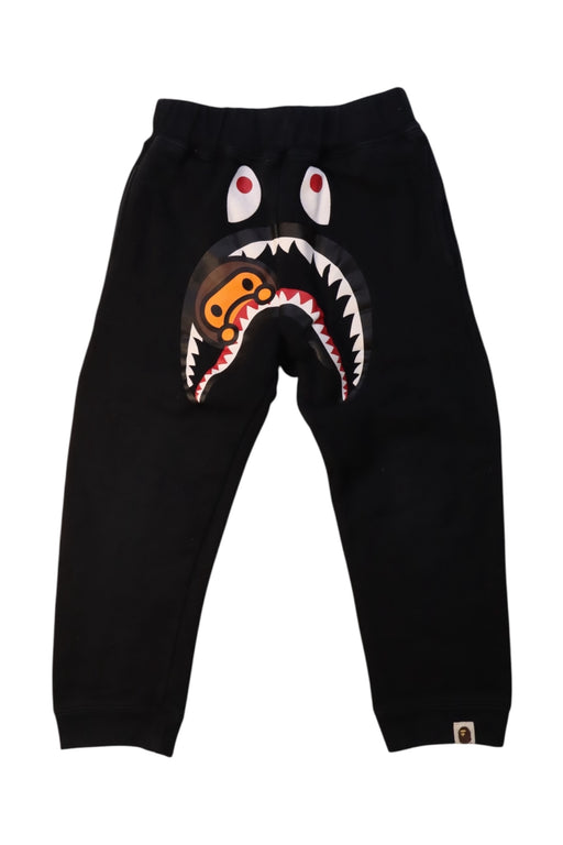 A Black Sweatpants from BAPE KIDS in size 5T for boy. (Front View)