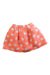 A Orange Short Skirts from Bonpoint in size 6T for girl. (Front View)