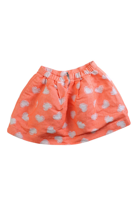 A Orange Short Skirts from Bonpoint in size 6T for girl. (Back View)