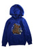 A Blue Hooded Sweatshirts from IKKS in size 10Y for boy. (Front View)