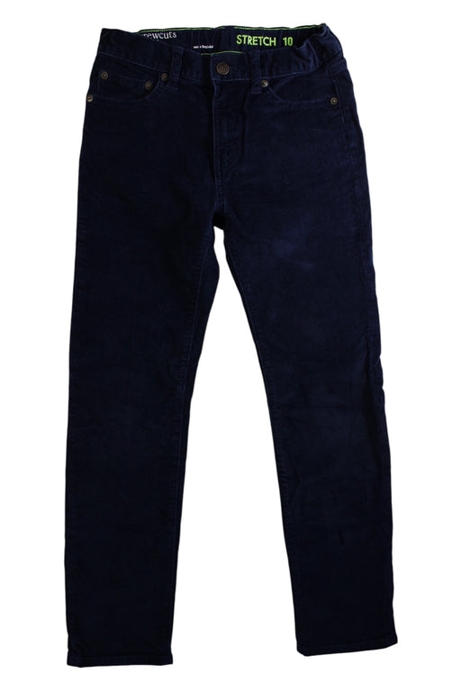 A Navy Casual Pants from Crewcuts in size 10Y for boy. (Front View)