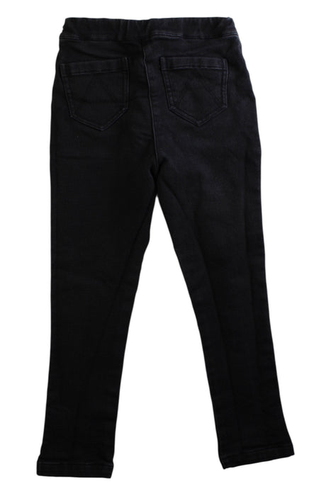 A Black Jeans from Nanos in size 6T for girl. (Back View)