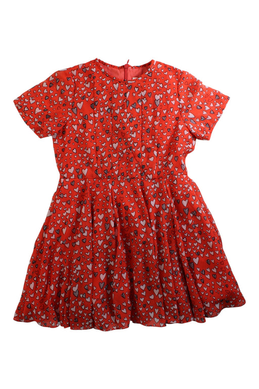 A Red Short Sleeve Dresses from Bora Aksu in size 5T for girl. (Front View)